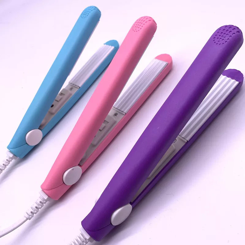 Colorful Ceramic Hair Straighteners With Adjustable Heat