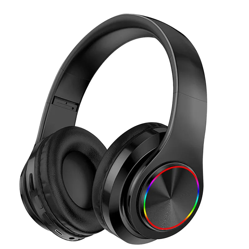 Wireless Over-ear Headphones With Led Light Accents