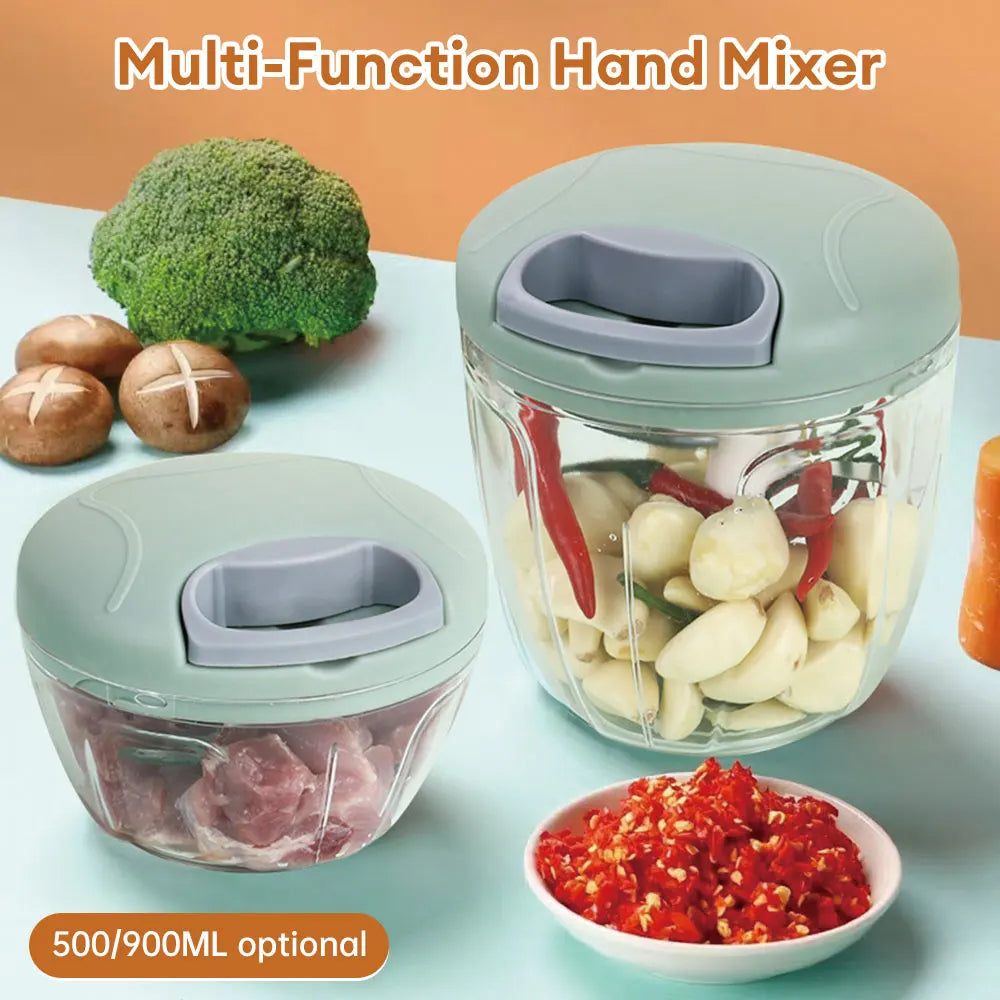 Versatile 500900ml Hand Mixer Chopper Blender Kitchen Tool