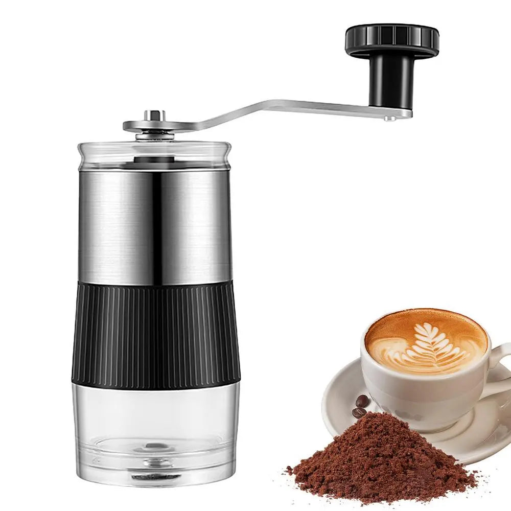 Stainless Steel Manual Coffee Grinder With Adjustable Settings