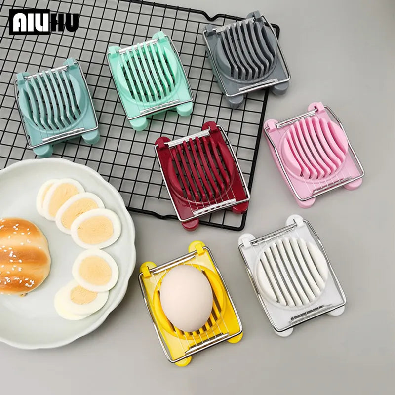 Colorful Compact Egg Slicer Cutter Kitchen Gadget Tools