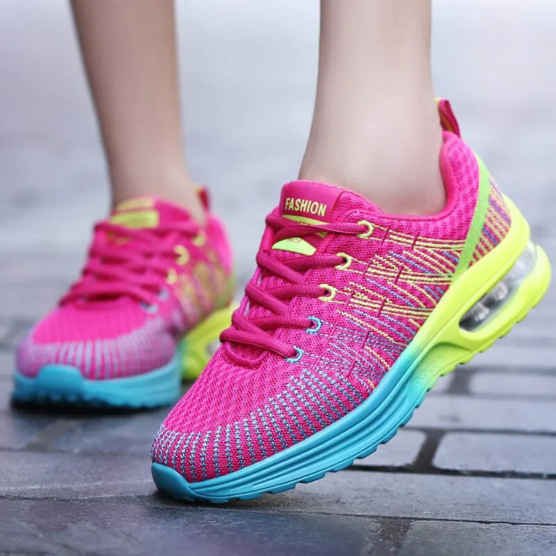 Bright Neon Running Shoes For Women And Girls on Luulla display picture 2