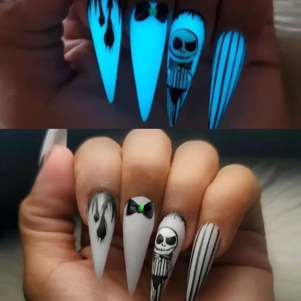 Glow-in-dark Halloween Gothic Nail Art Set on Luulla