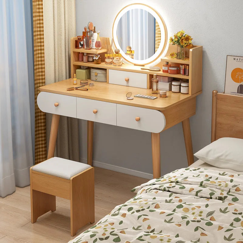 Vanity Table Set With Led Mirror on Luulla