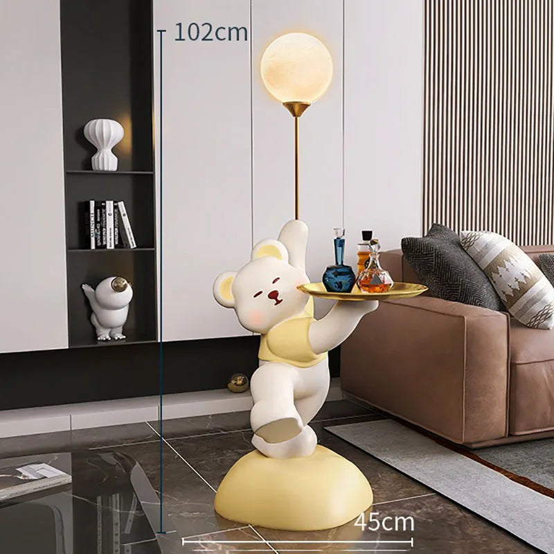 Adorable Bear Floor Lamp With Tray on Luulla