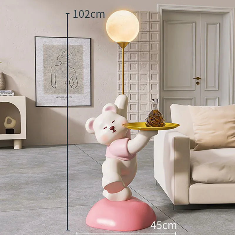 Adorable Bear Floor Lamp With Tray on Luulla