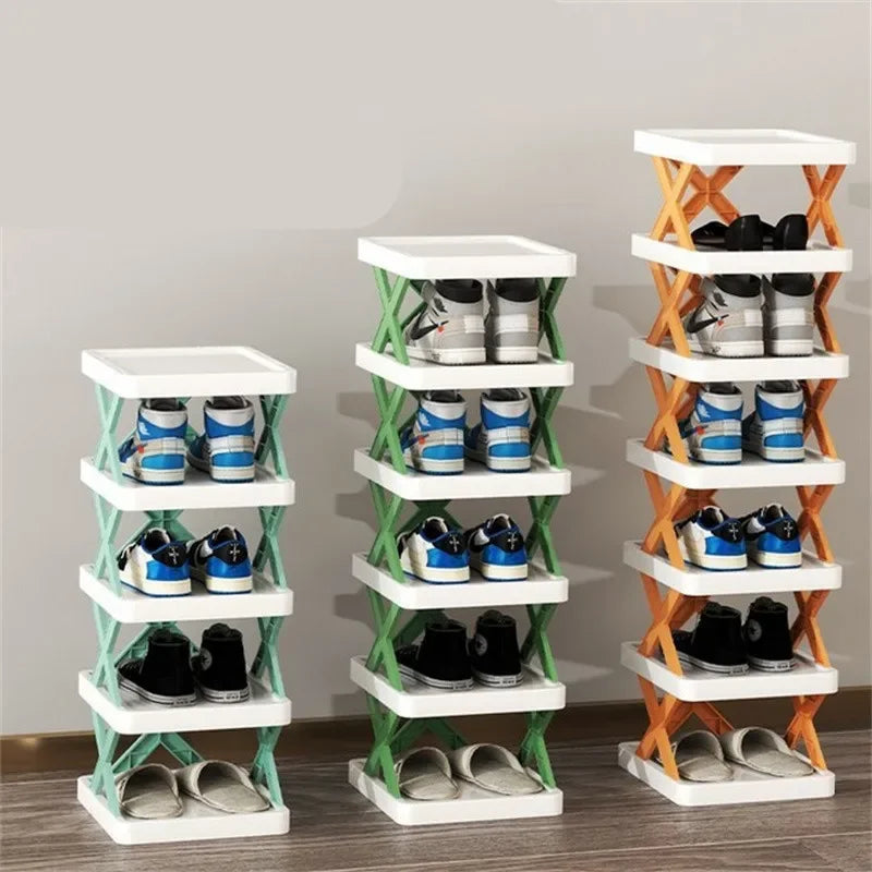 Stackable Multi-tier Shoe Rack, Space-saving Organizer on Luulla