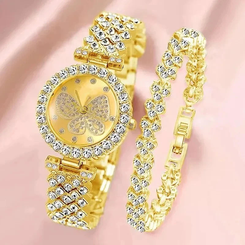 Luxury Gold Butterfly Watch s-l400.jpg main image 2