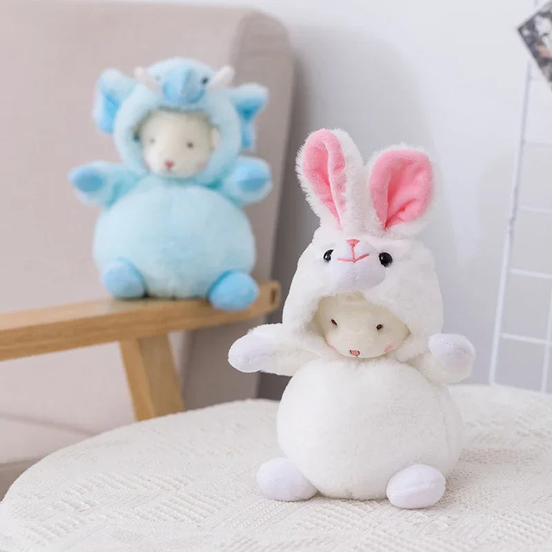 アドラーブル Plush Animal Toys With Removable Costume Hats on Luulla