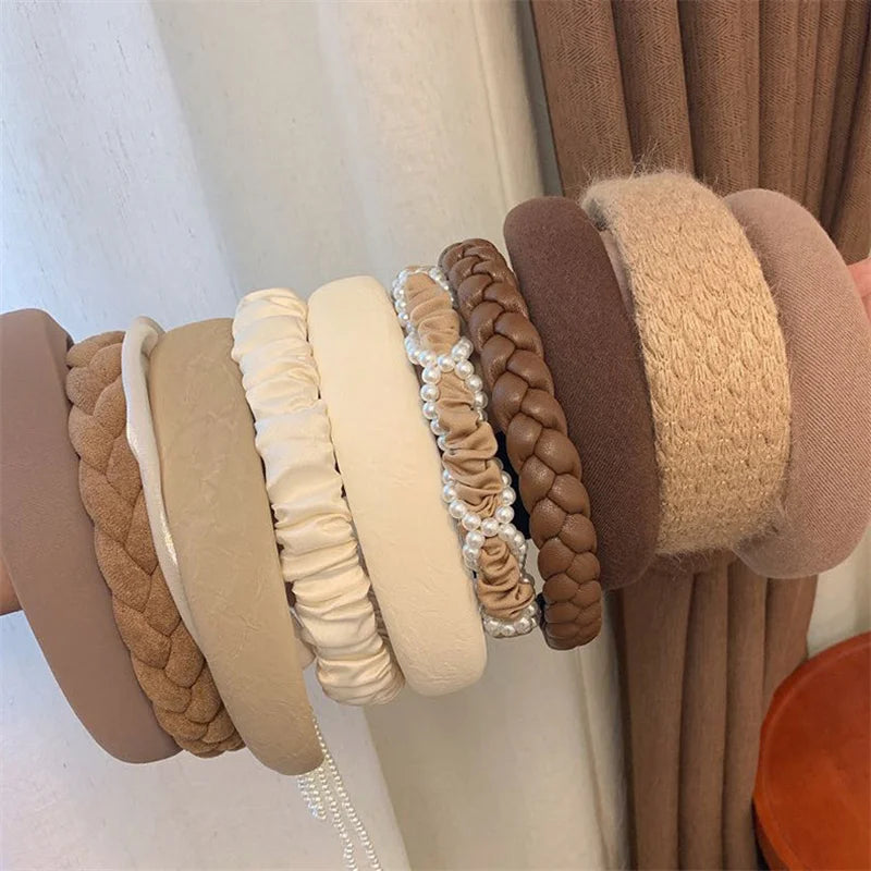 Soft Textured Headbands In Neutral Tones Collection on Luulla display picture 2