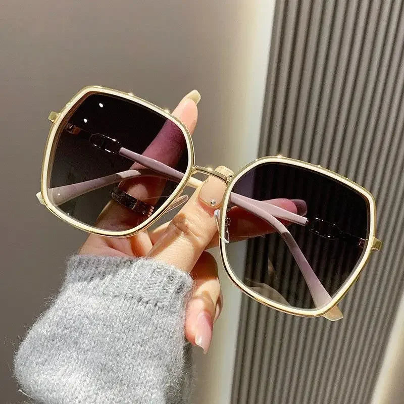 Oversized Geometric Womens Sunglasses Uv Protection on Luulla display picture 3