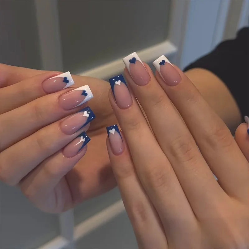 homecoming nails for navy dress Strapless Gold/Blue Short Homecoming Dress 8th Grade Formal Dress