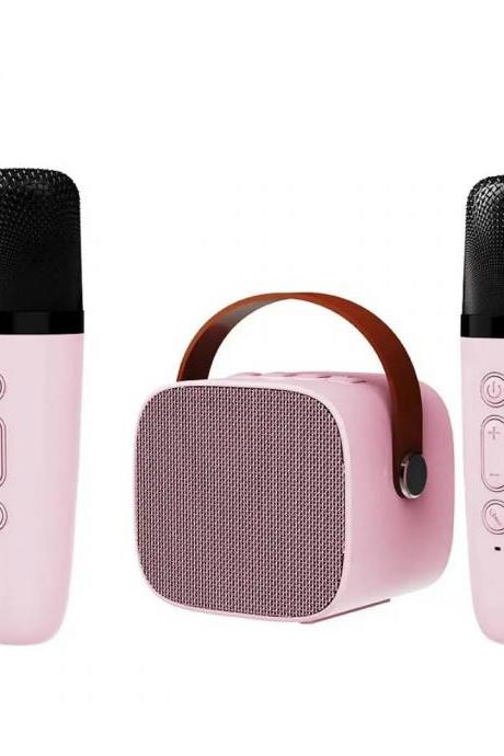 Portable Bluetooth Karaoke Speaker With Dual Microphones