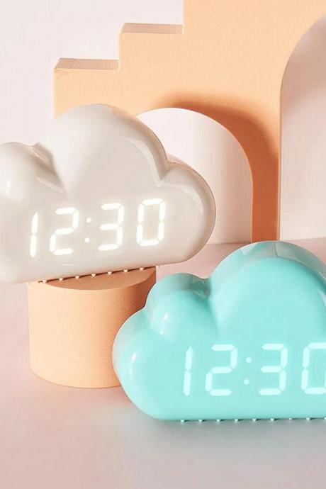 Modern Led Cloud-shaped Digital Desk Alarm Clock