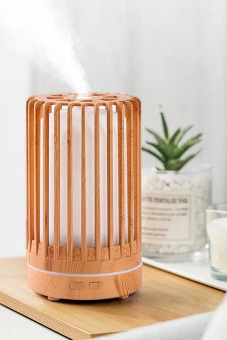 Elegant Ultrasonic Aroma Diffuser Humidifier With Led Light