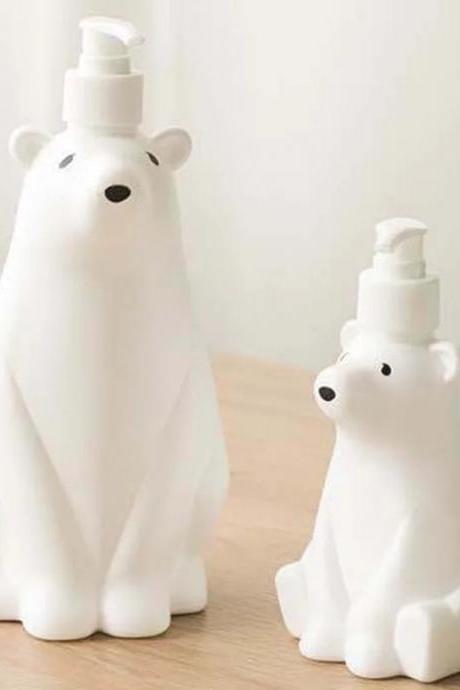 Arctic Inspired Polar Bear Lotion Dispensers Set