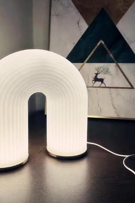 Modern Arch-shaped Led Table Lamp For Ambient Lighting