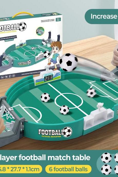 Portable Mini Table Football Game Set With Two Players