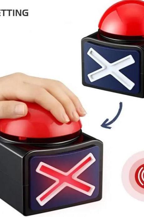 Novelty Big Red Button With Sound Effects Desk Toy