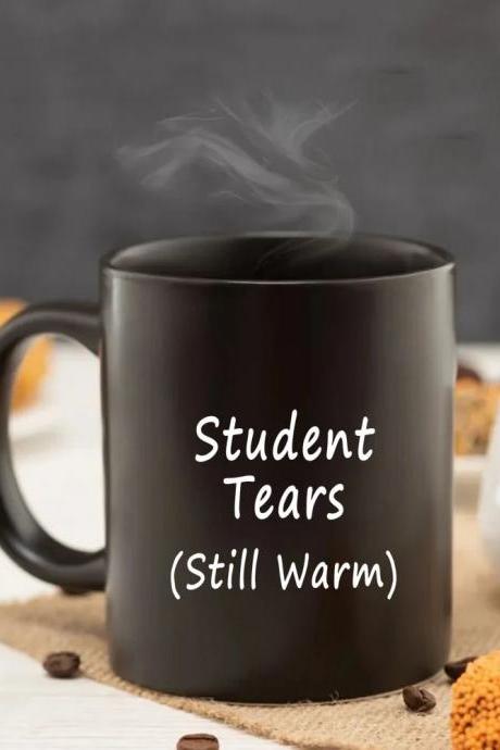 Student Tears Novelty Ceramic Coffee Mug, 11oz