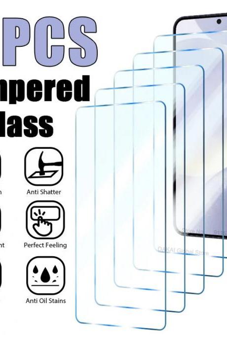 5-pack 9h Tempered Glass Screen Protector Anti-scratch