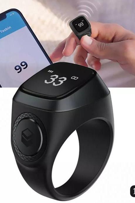 Smart Finger Ring Fitness Tracker With Oled Display