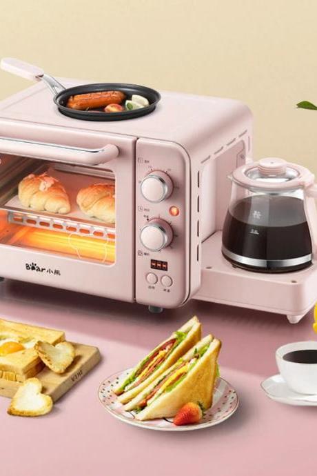 Multi-function Breakfast Station With Coffee Maker And Oven