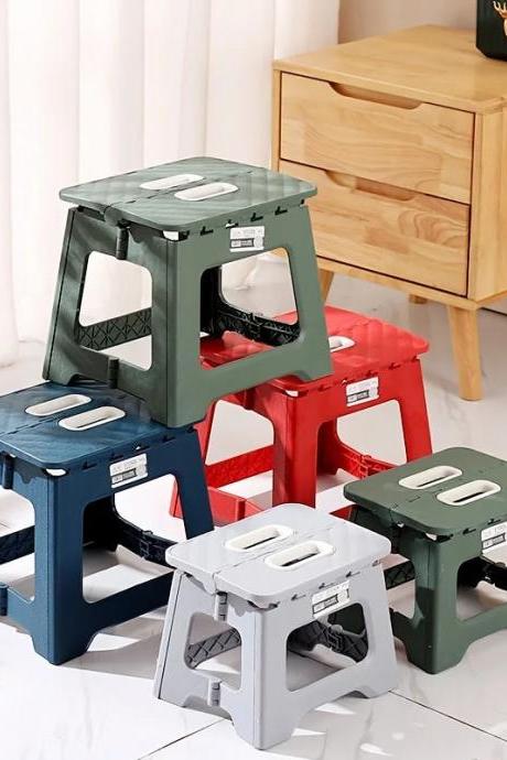 Multi-color Durable Folding Plastic Step Stools Set