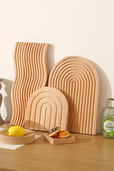 Modern Arched Wooden Decorative Kitchen Cutting Boards