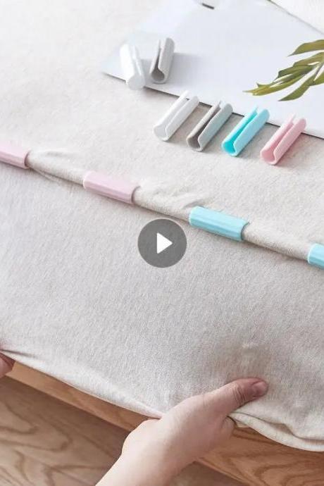 Adjustable Bed Sheet Holder Straps Clip Set