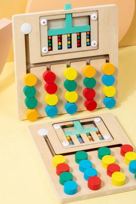 Colorful Wooden Abacus Educational Toy For Children