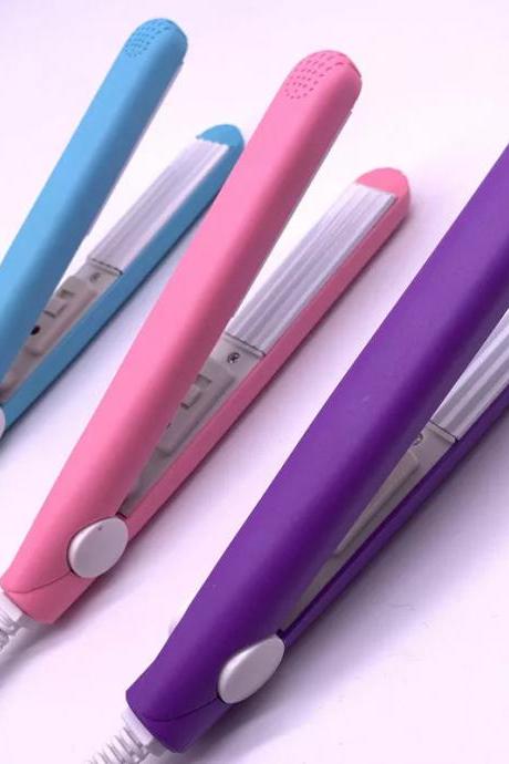 Colorful Ceramic Hair Straighteners With Adjustable Heat