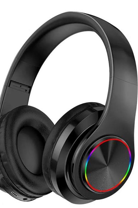 Wireless Over-ear Headphones With Led Light Accents