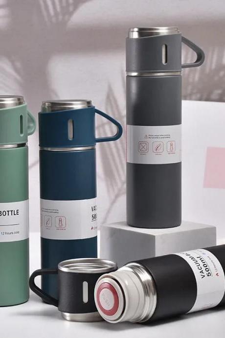 Stainless Steel Vacuum Insulated Bottle 500ml Travel Flask