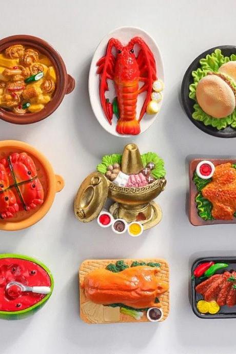 Miniature Assorted Food Models Display Set Collectibles