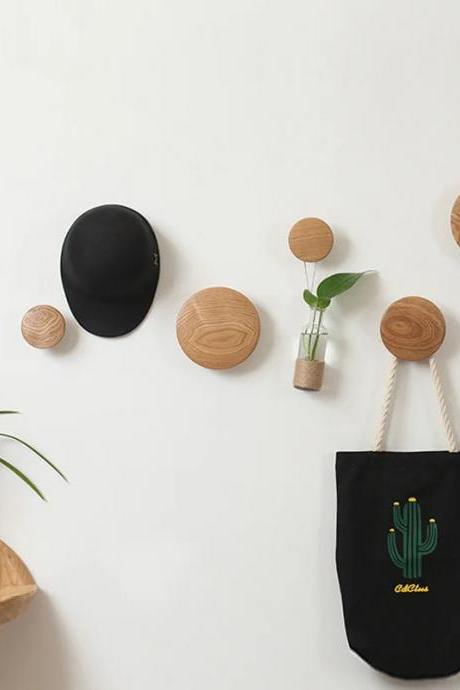 Modern Wooden Wall Hook Set For Home Decoration