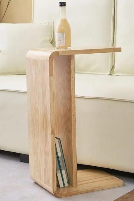 Modern Wooden Sofa Arm Clip-on Snack Table