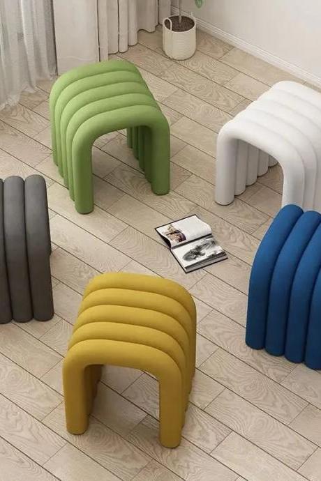 Modern Stackable Space-saving Design Stools - Assorted Colors