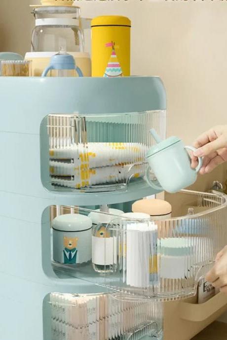 Modular Baby Bottle Drying Rack Storage Organizer Shelf