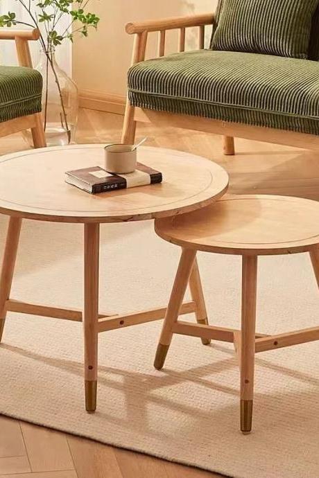 Scandinavian Style Nesting Coffee Table Set Of Two