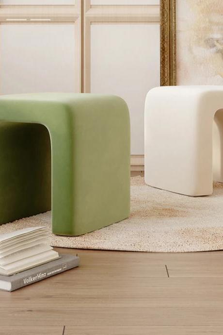 Modern Minimalist Arch Design Stool Side Table Set