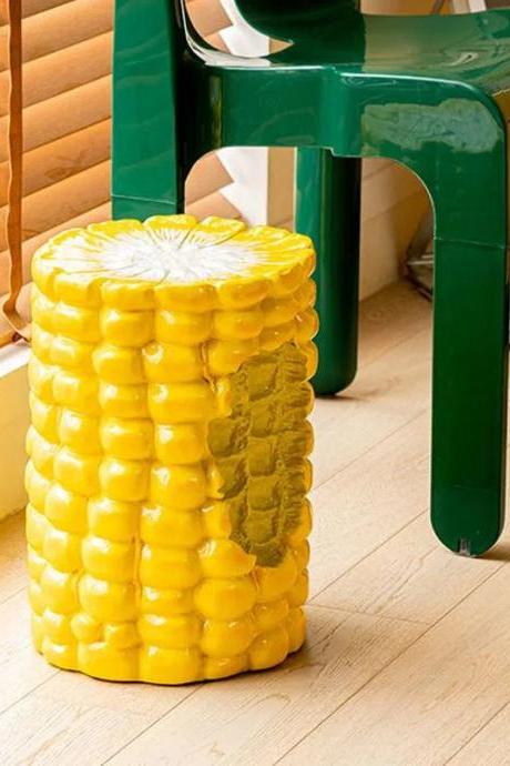 Novelty Corn Cob Shaped Stool For Modern Interiors