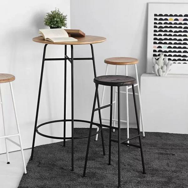 Modern Adjustable High Bar Stools Set Of