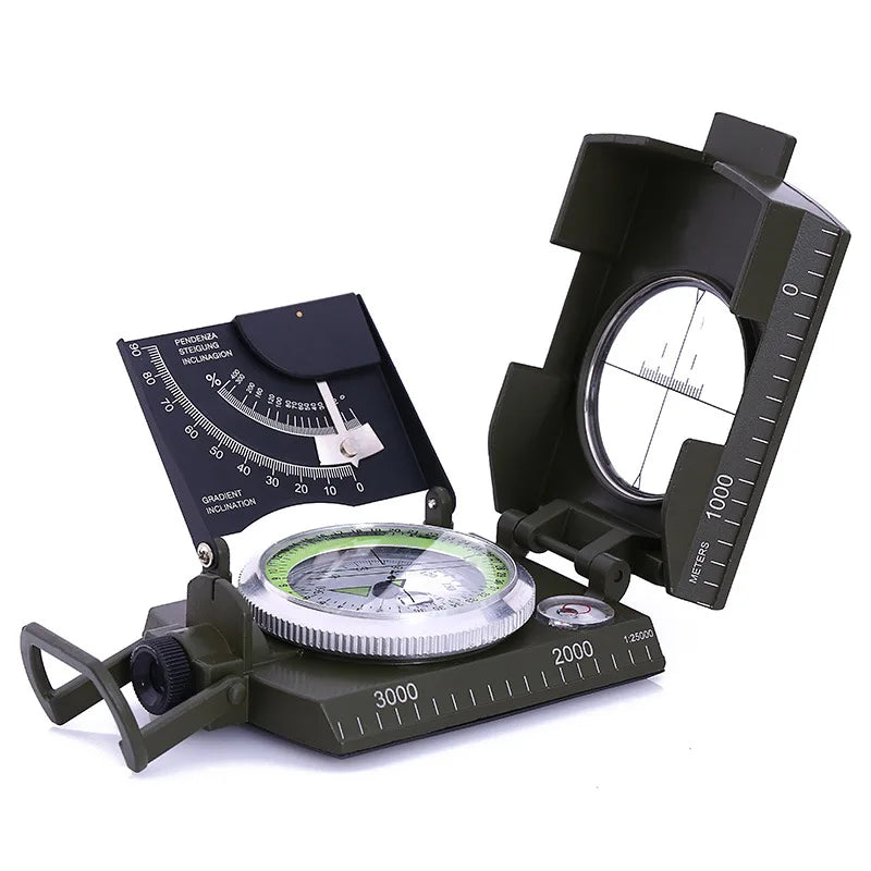Professional Military Lensatic Sighting Compass With Clinometer on Luulla