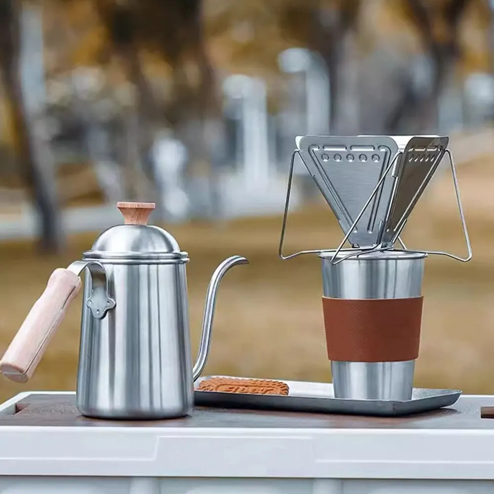 Stainless Steel Coffee Kettle And Filter Set on Luulla