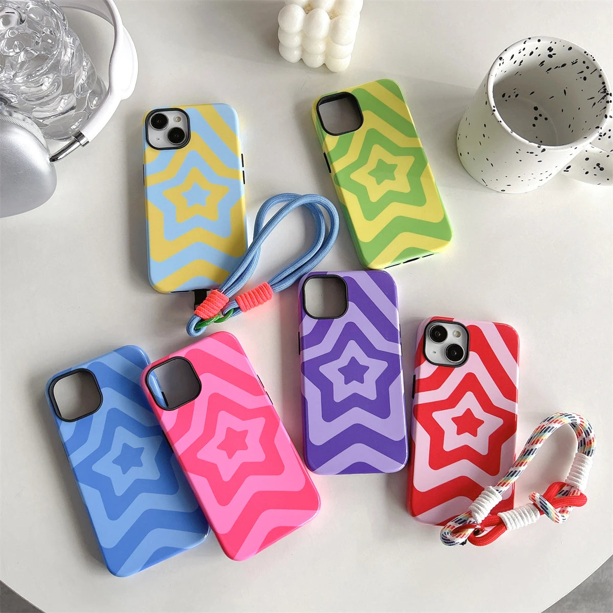 Star Patterned Colorful Iphone Case Collection on Luulla