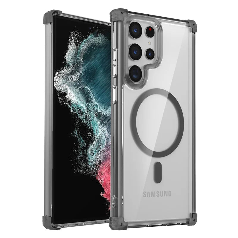 Clear Magnetic Case For Samsung Galaxy S23 Ultra on Luulla