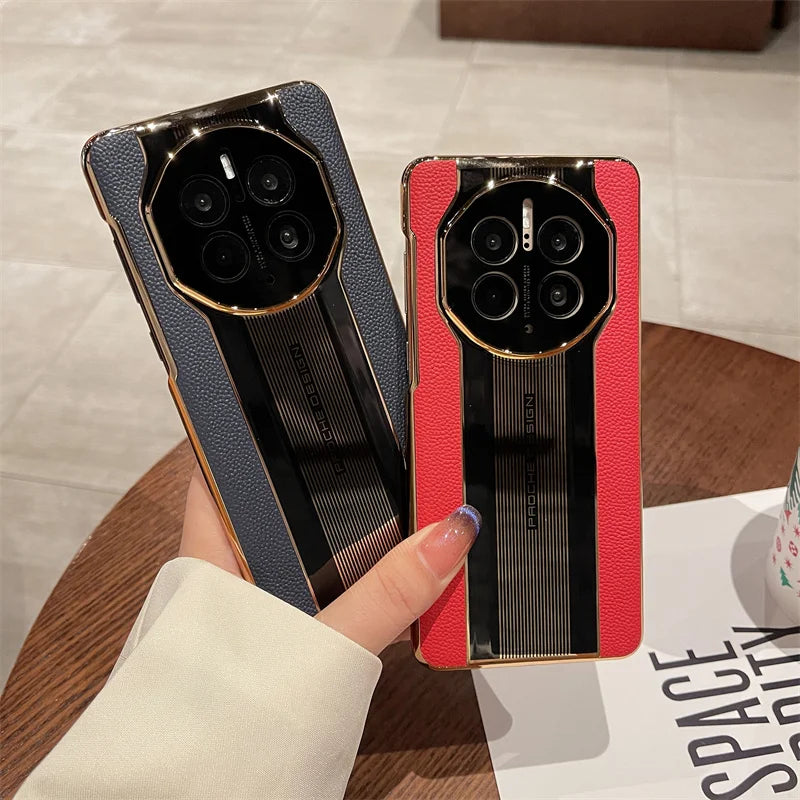 Luxury Leather Dual-lens Smartphone Case Modern Design on Luulla