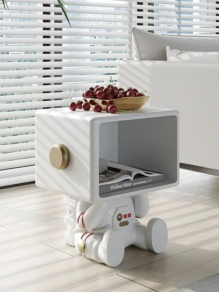 Modern Robot-shaped Side Table With Storage on Luulla