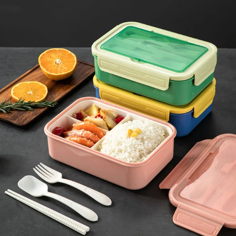 Colorful Stackable Leakproof Bento Lunch Box Set on Luulla
